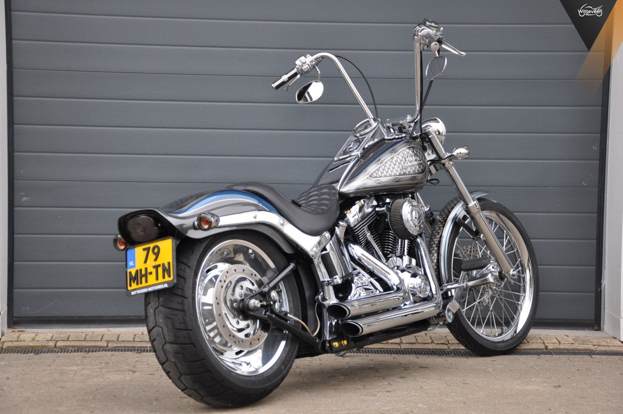 Harley Davidson FXSTC Softail Custom 96 Zeer speciale motor!
