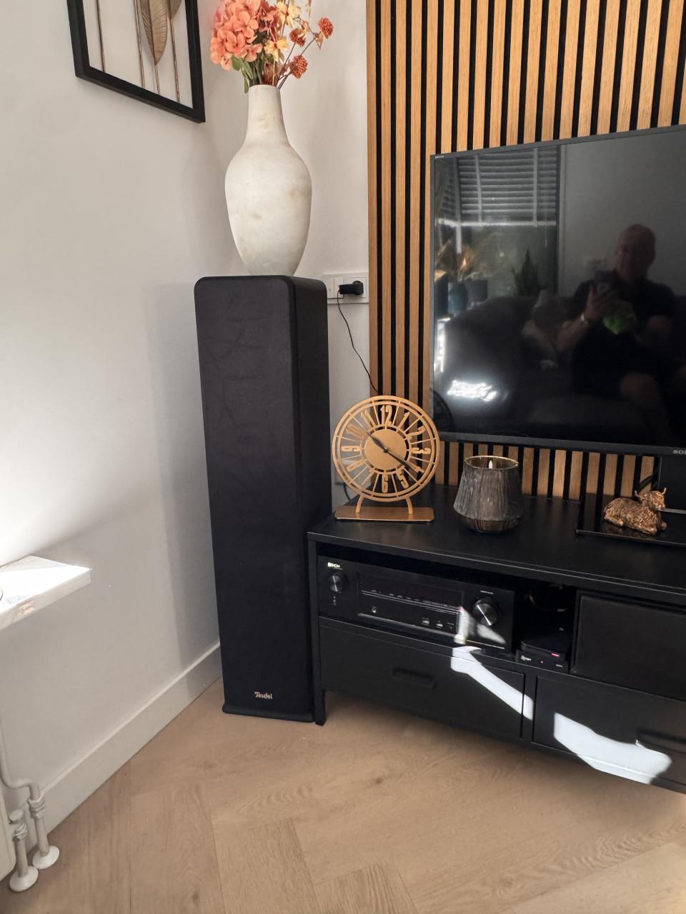 Te koop nette stereo set