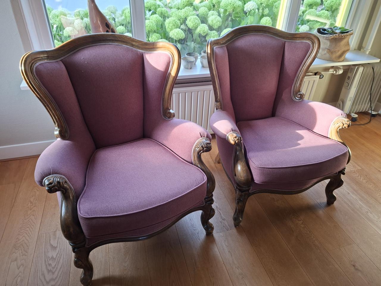 2 gezellige fauteuils
