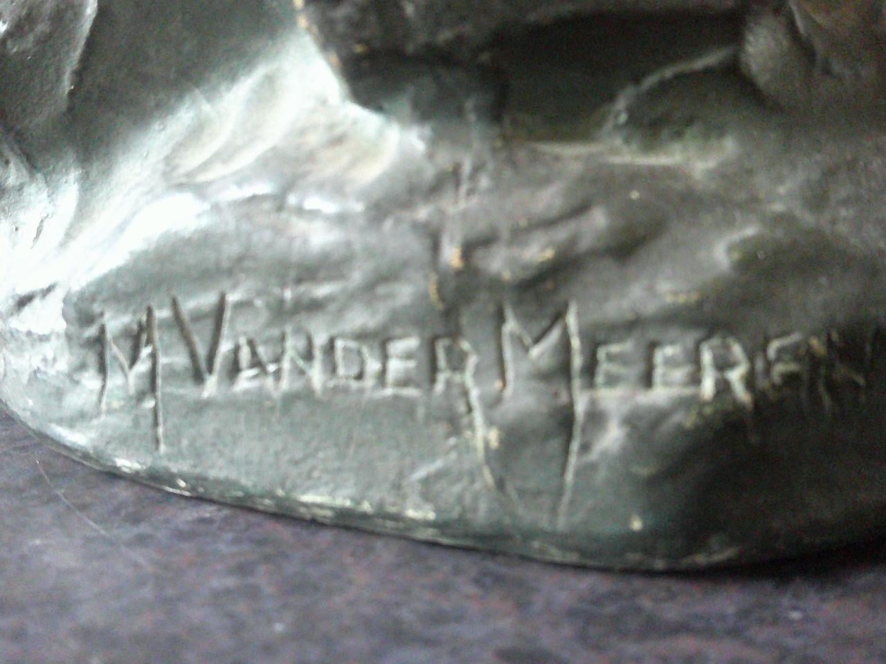 3 GESIGNEERDE WERKEN MAURICE VAN DER MEEREN,TIELT 1903-1983