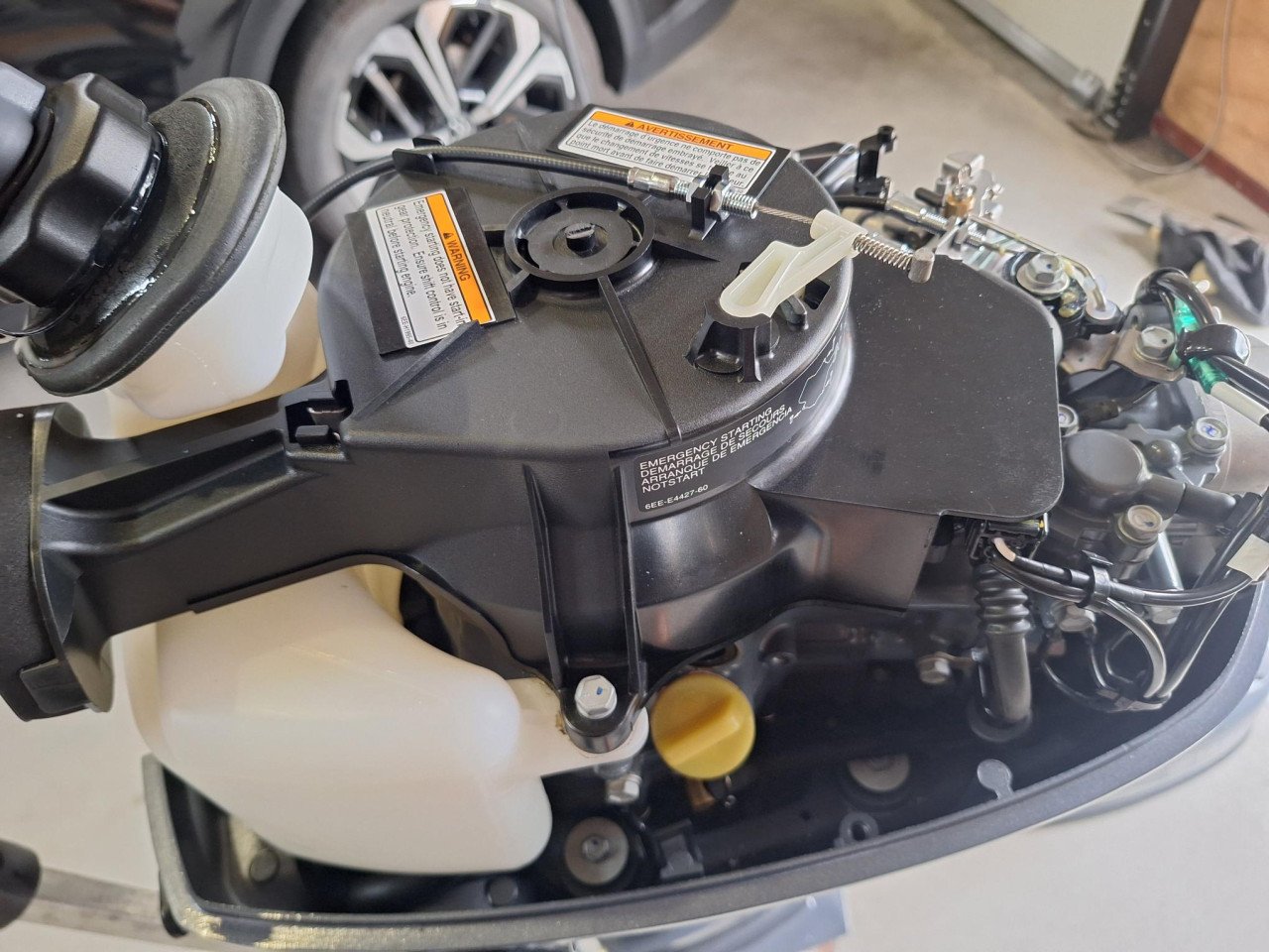 Yamaha 4 pk, 4-takt lang