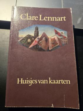 Pocketeditie van de roman "Huisjes van kaarten" door Clare Lennart. 1978