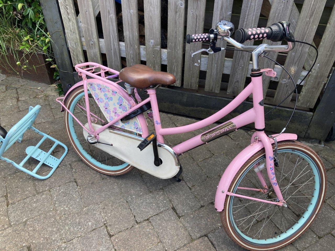 Meisjes fiets 22” Popal transportfiets