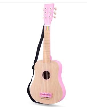 Gitaar New Classic Toys 10302 en muziekboekje/schouderriem en reservesnaren