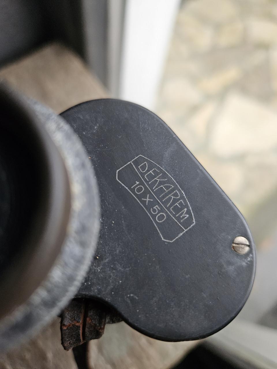 Antieke Carl Zeiss Jena 10x 50 Dekarem verrekijker DDR