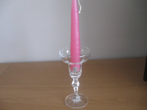 Cristal kaarsen standaard