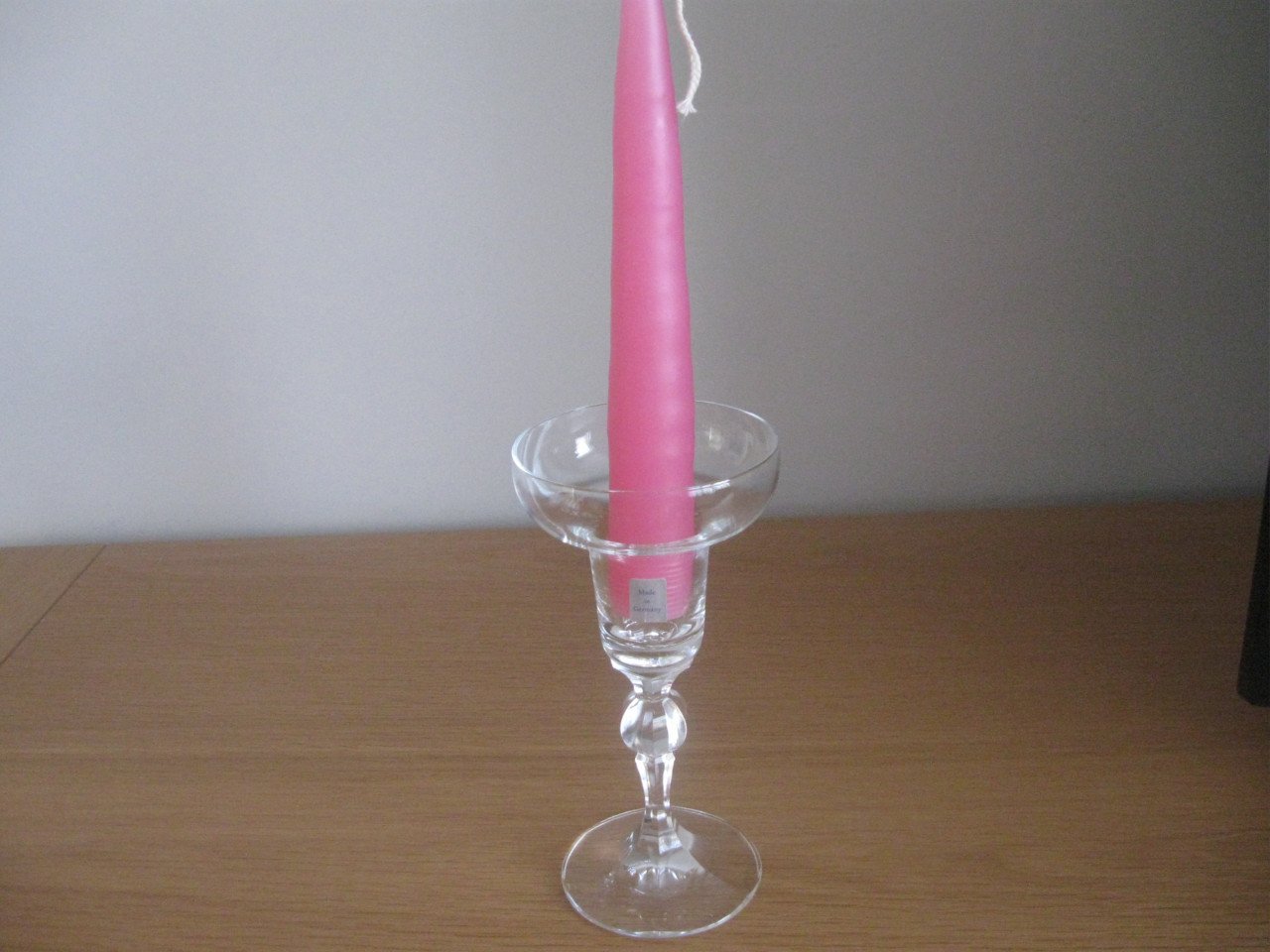 Cristal kaarsen standaard