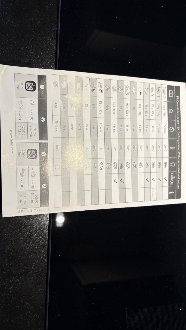 Tefal easy fry oven en grill