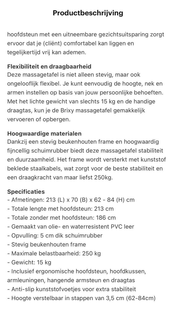Massagetafel