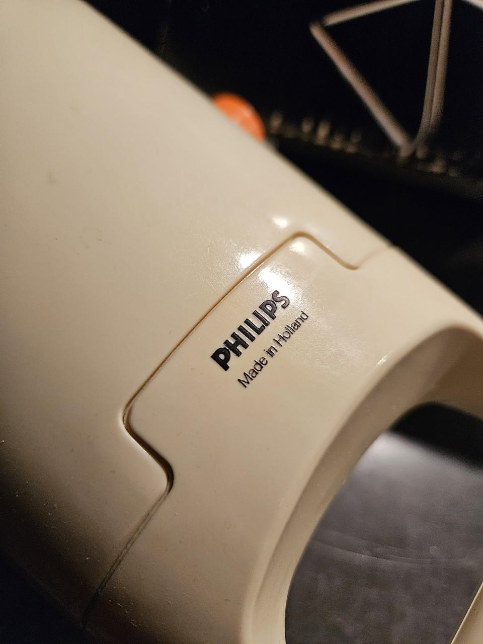 Werkende vintage philips infraphil infrarood warmte lamp..