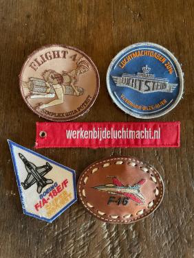 Luchtmacht badges & F 16 gesp