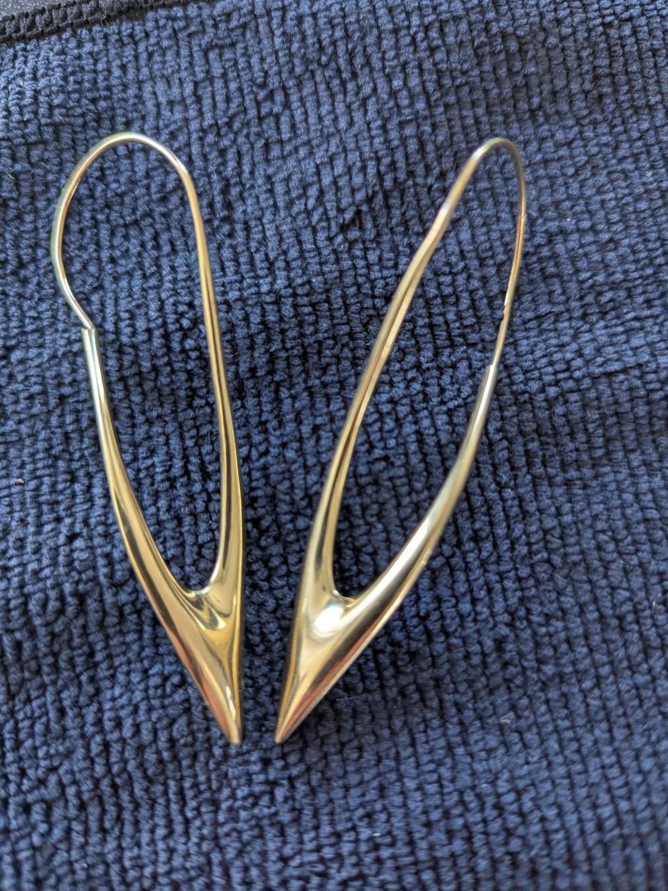 Stijlvolle gouden oorbellen