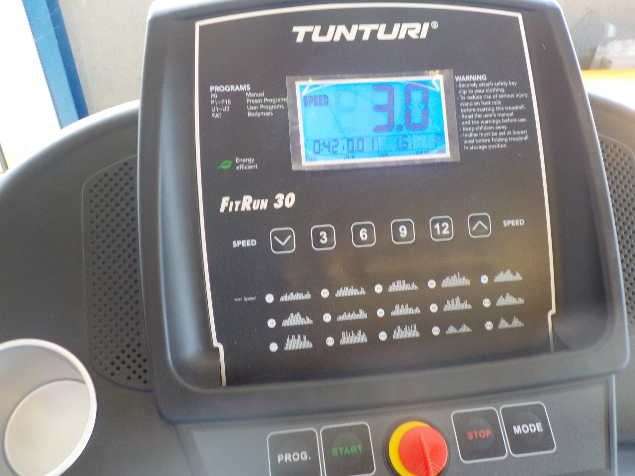 Elektrische loopband TUNTURI FITRUN 30 in zeer goede staat gereserveerd