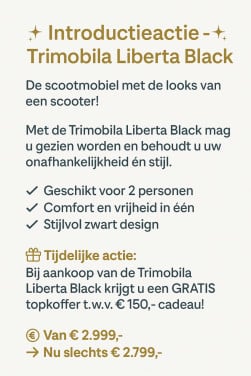 Introductie actie!  van Trimobila Liberta Black