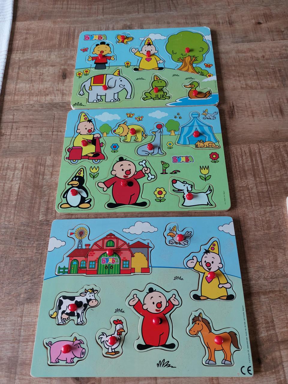 Houten puzzels bumba