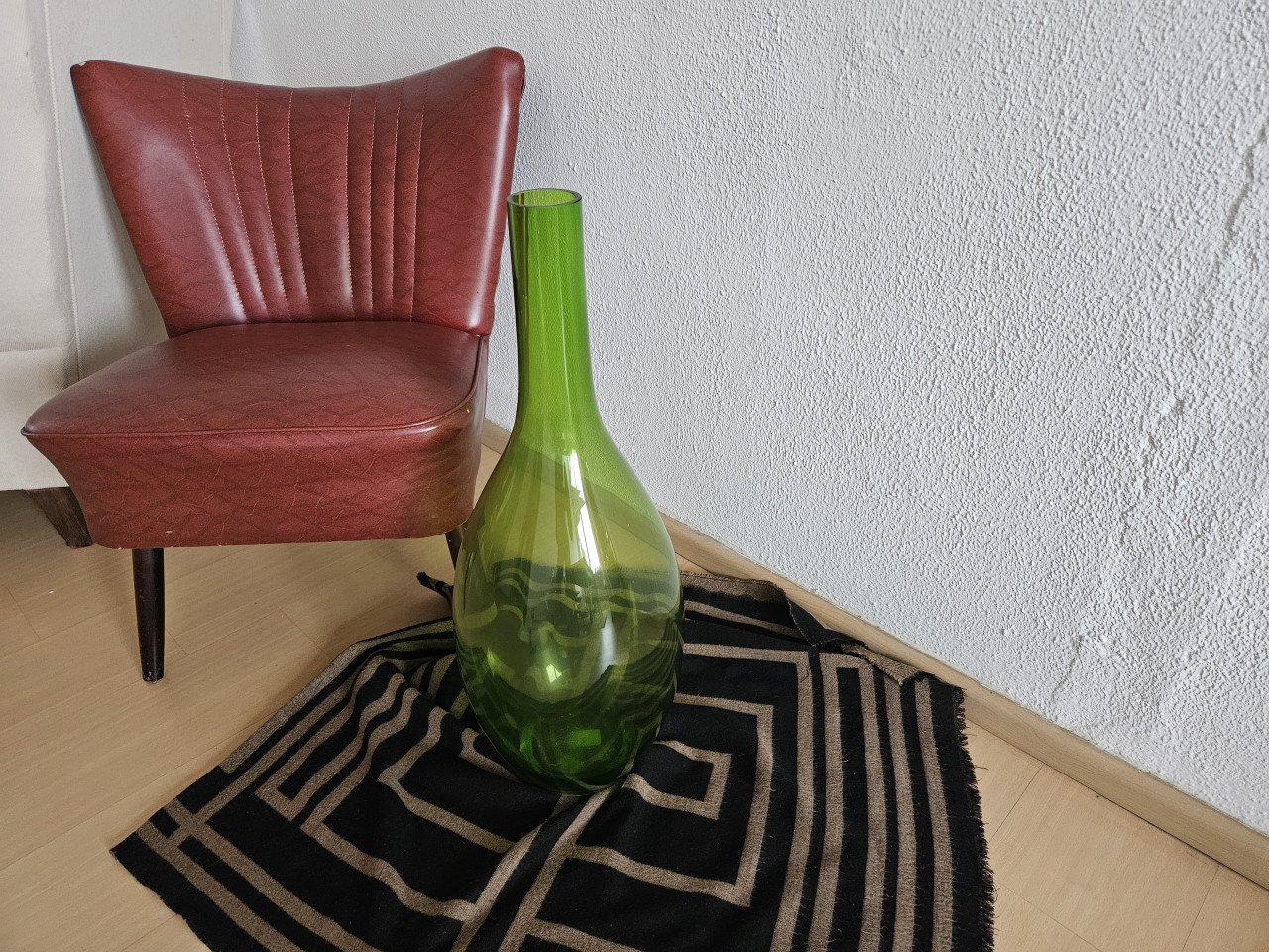 Grote groene vaas