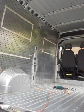 Aluminium binnenbekleding Fiat Dicato