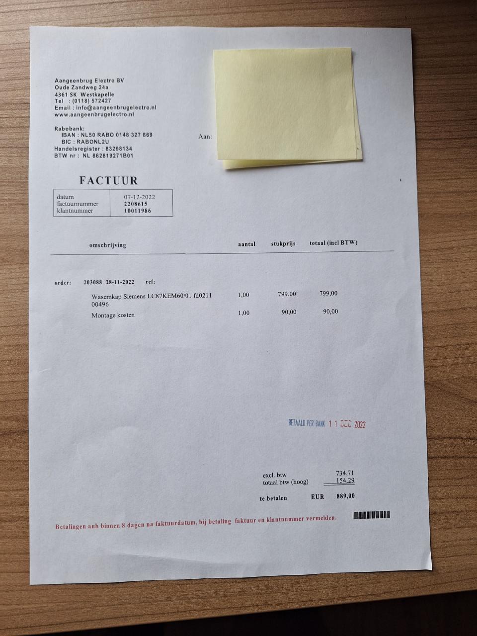 TE KOOP T.E.A.B. KEUKENAPPARATUUR