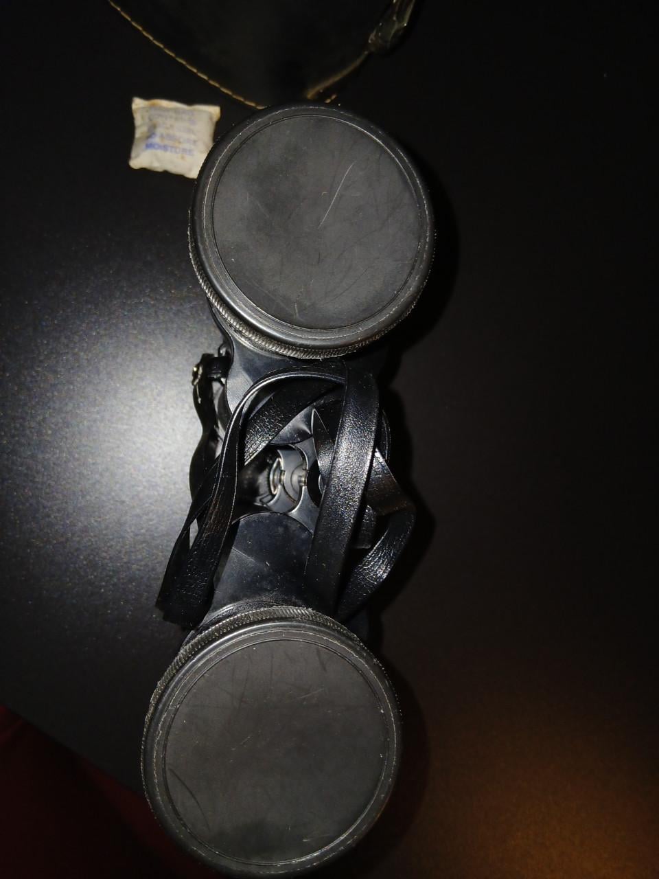 Vintage verrekijker Weltblick 12 x 50 in lederen tas