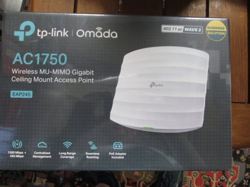 TP-LINK EAP245 WiFi-accesspoint 1.75 GBit/s 2.4 GHz, 5 GHz NIEUW