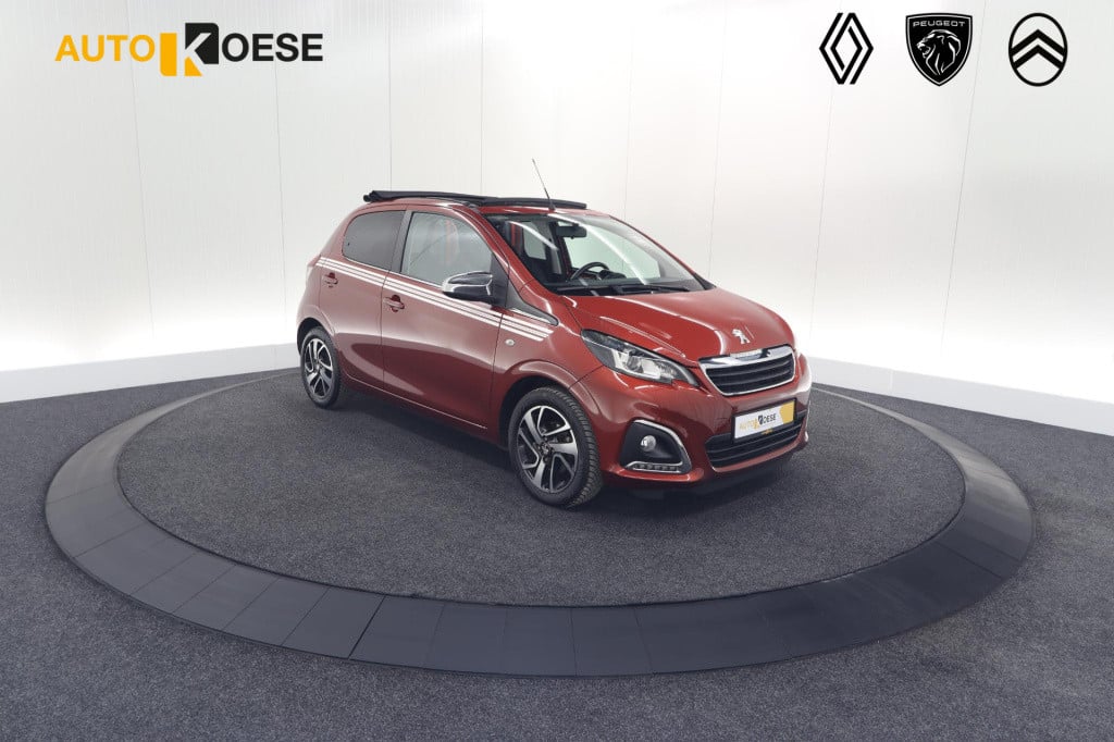 Peugeot 108 1.0 e-vti allure top! | elektrisch vouwdak | trekhaak | camera 