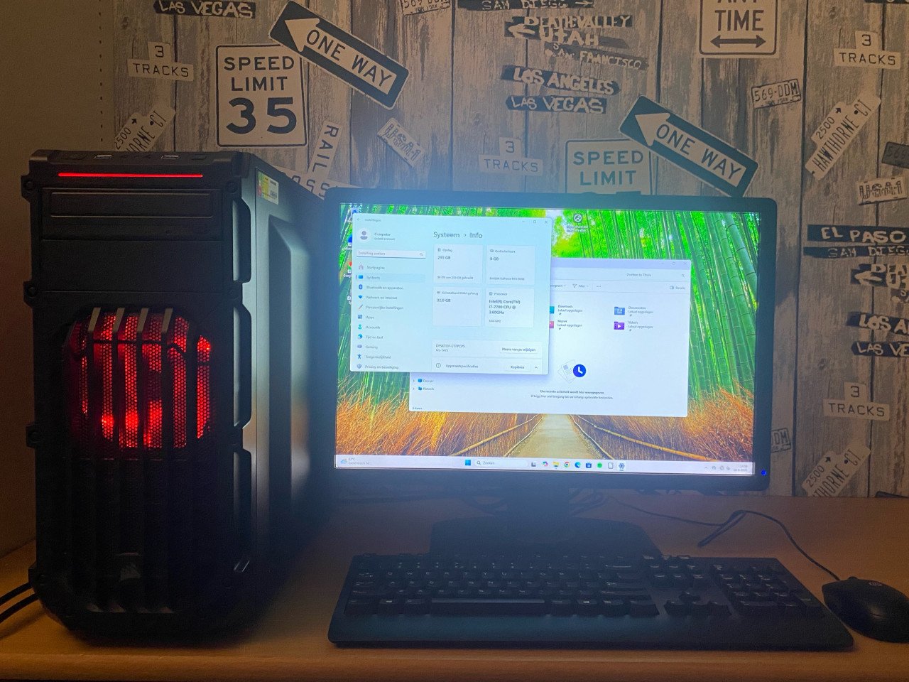 Complete i7 Computerset 32 gb ram/Rtx 3050 8 gb