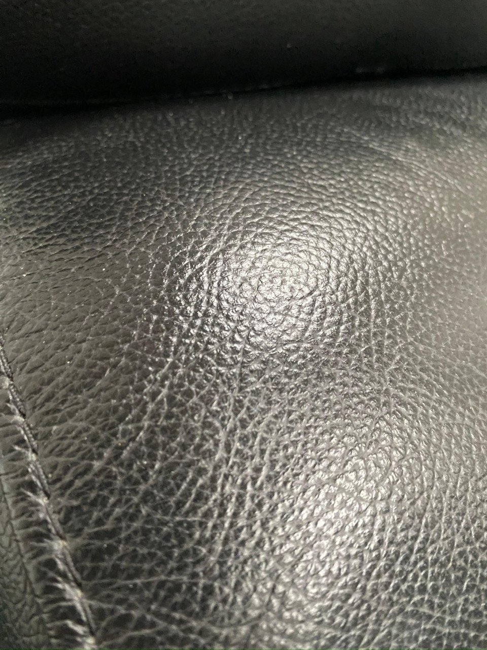 GRATIS LEVERING HEEL NL Zwarte Echt Leer Hoekbank met Chaise Longue