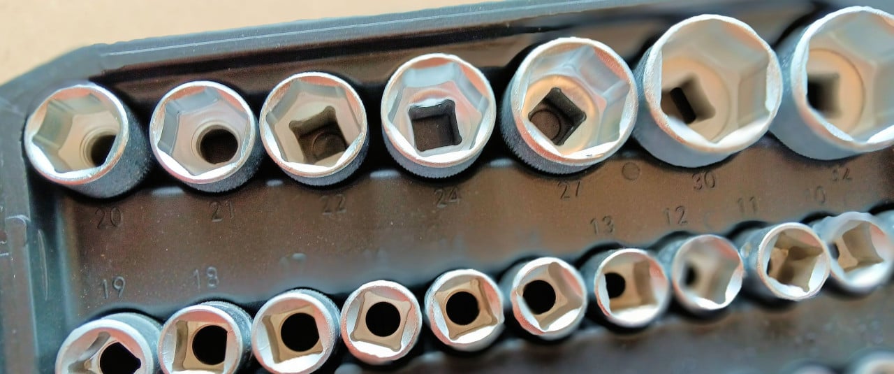 Dopsleutelset 108 delen