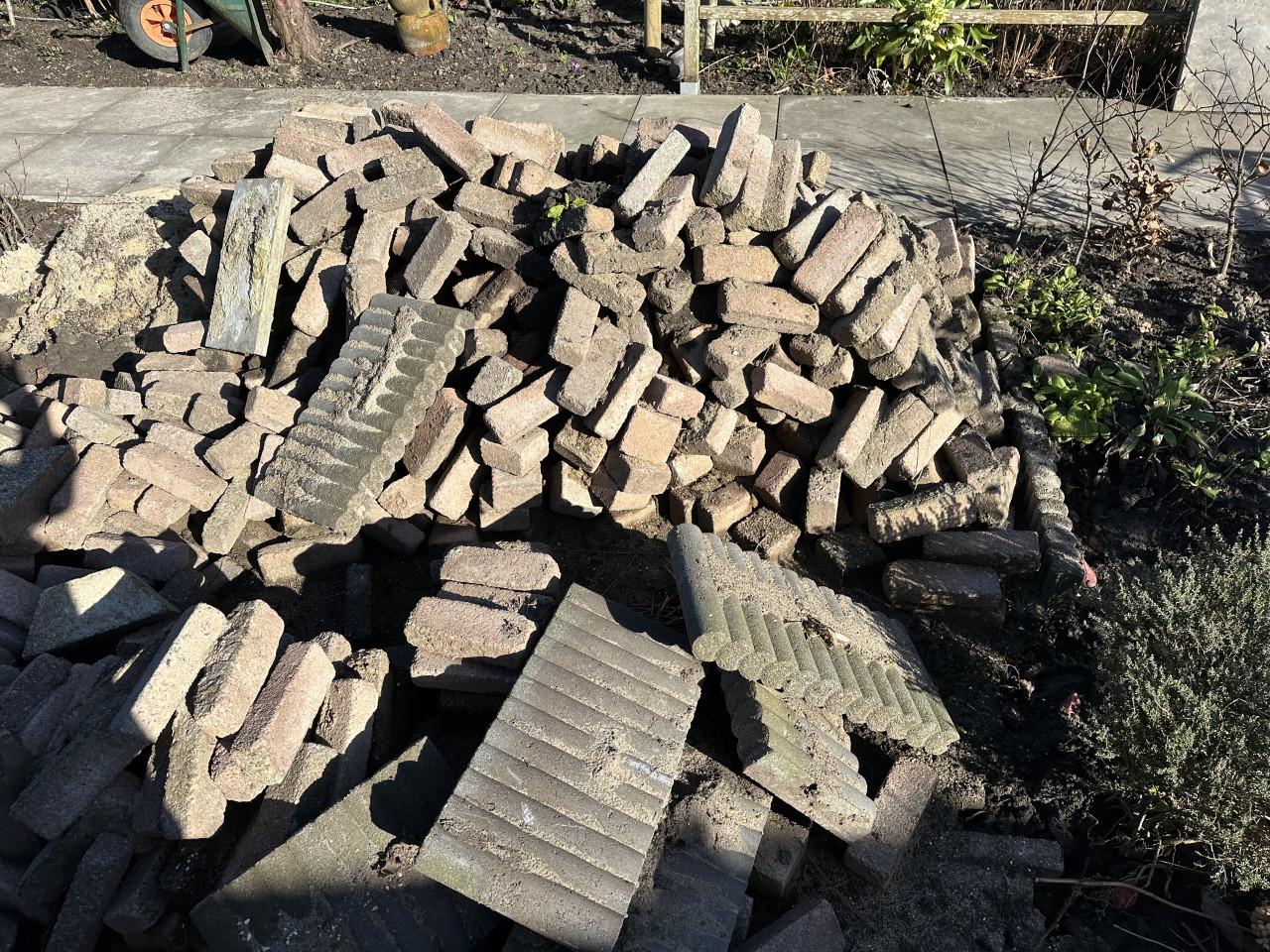 Gratis betonklinkers - ophalen