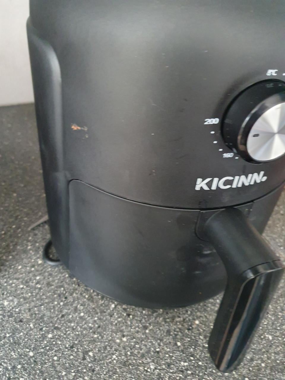 Kicinn Airfryer 3L 1000W Zwart | compact | Zo goed als nieuw