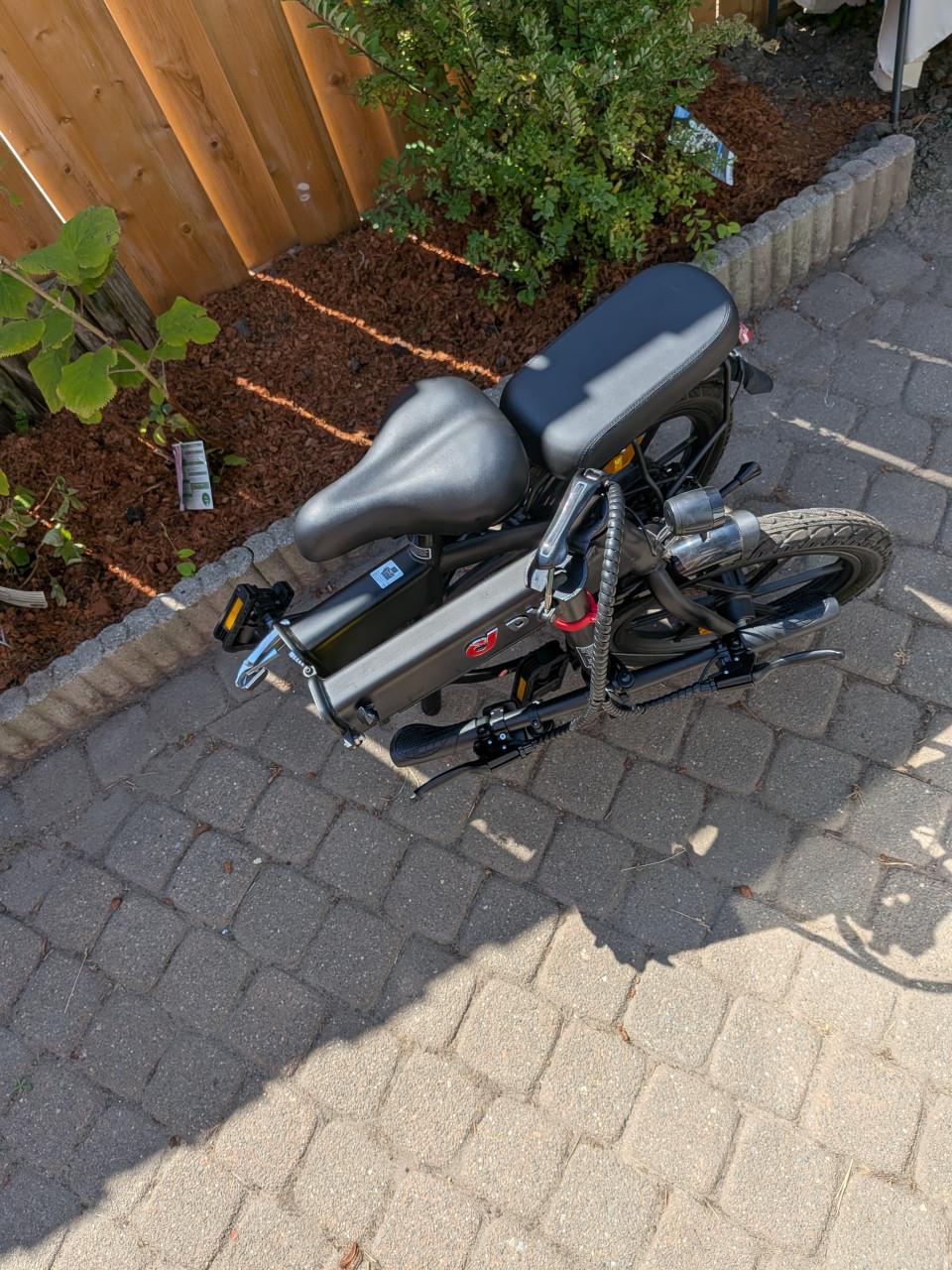 DYU elektrische vouwfiets