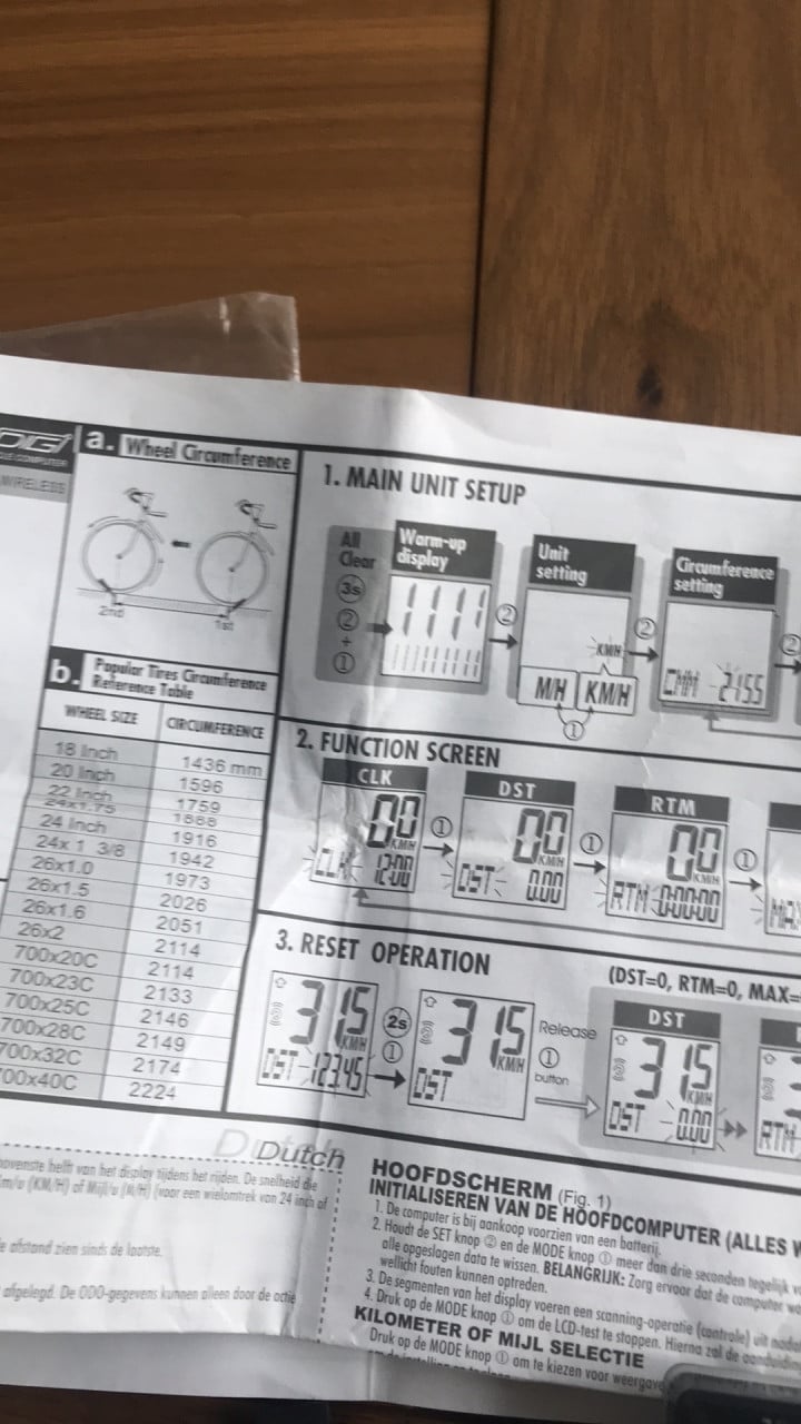 Fietscomputer Pro Digi 7even