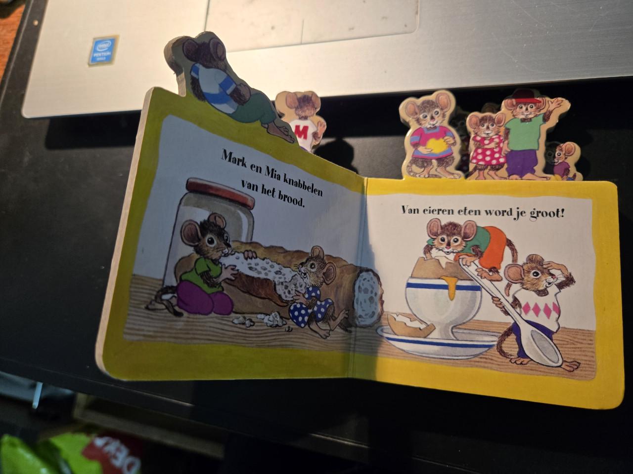 Vintage kinderboek "Muizen maaltijd!".  2003 In zeer nette staat