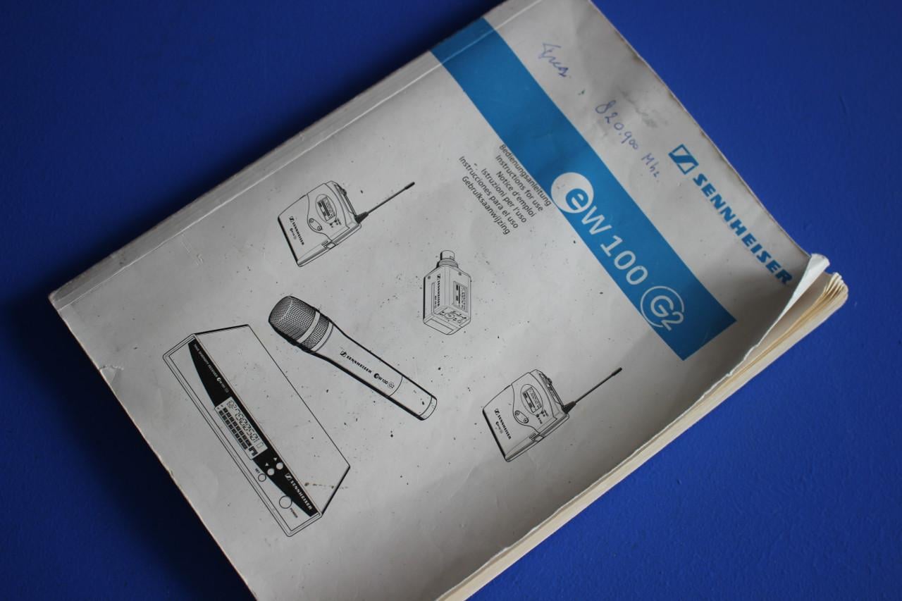 Sennheiser Draadloze dasspeld zenderset ew100g2