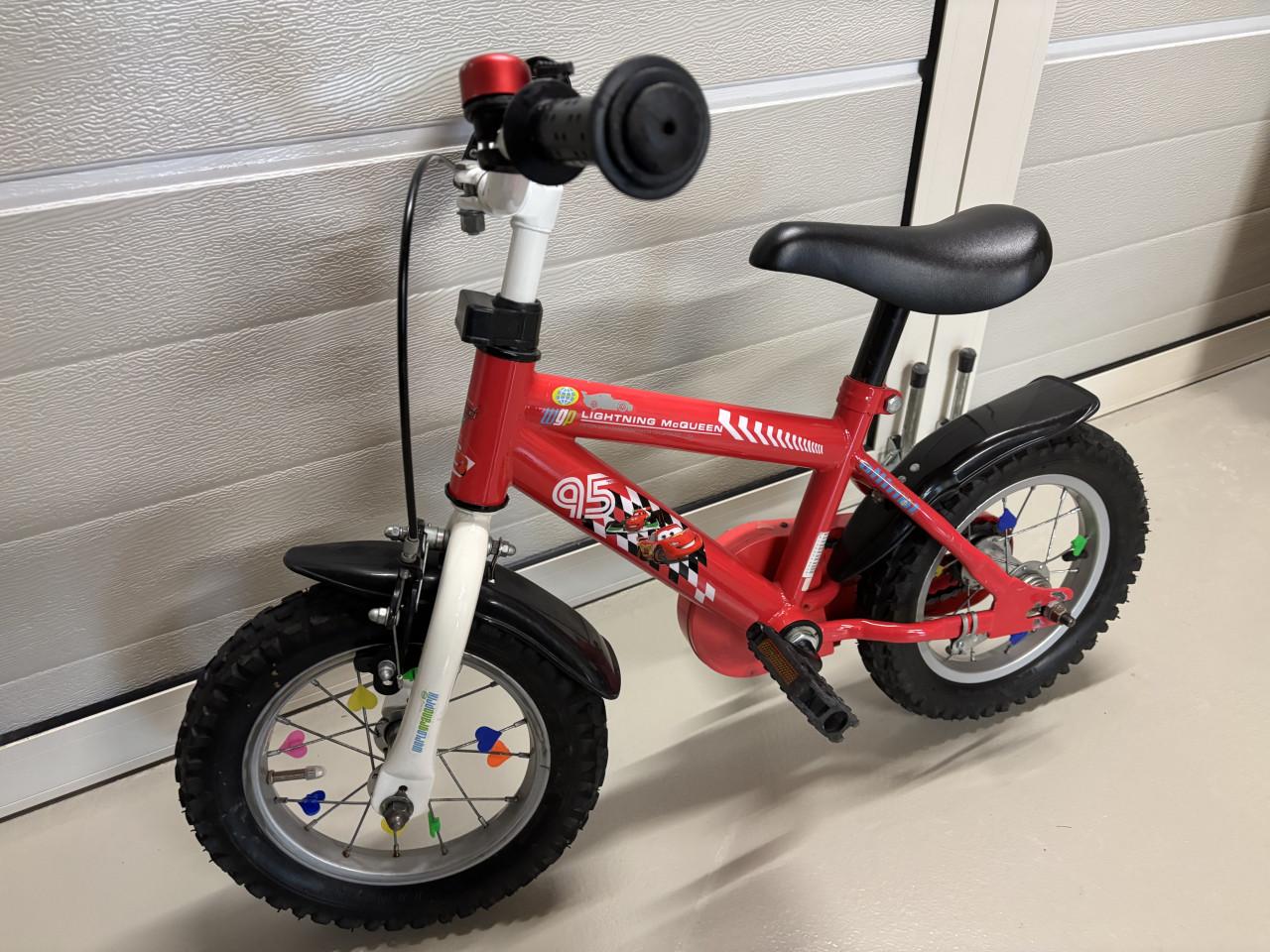 Mooi jongensfietsje 12 inch met luchtbandjes, leeftijd van 2,5 tot 5 jaar