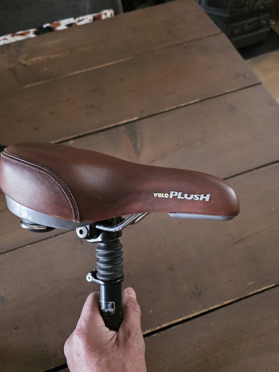 Fietszadel breed 2x