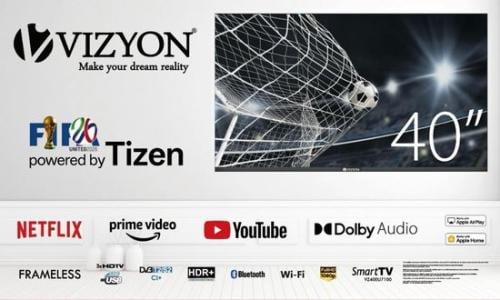 Vizyon 40 Inch Televisie-Tizen Model