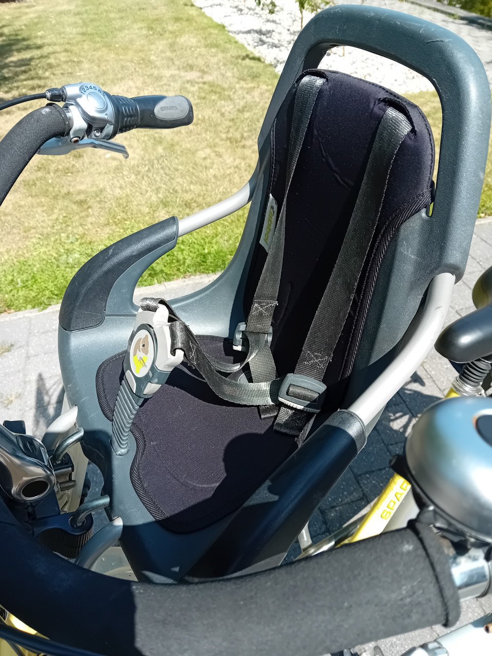 Sparta moederfiets met stoeltjes  jepp in zeer goede staat met 7 Vers 26inc