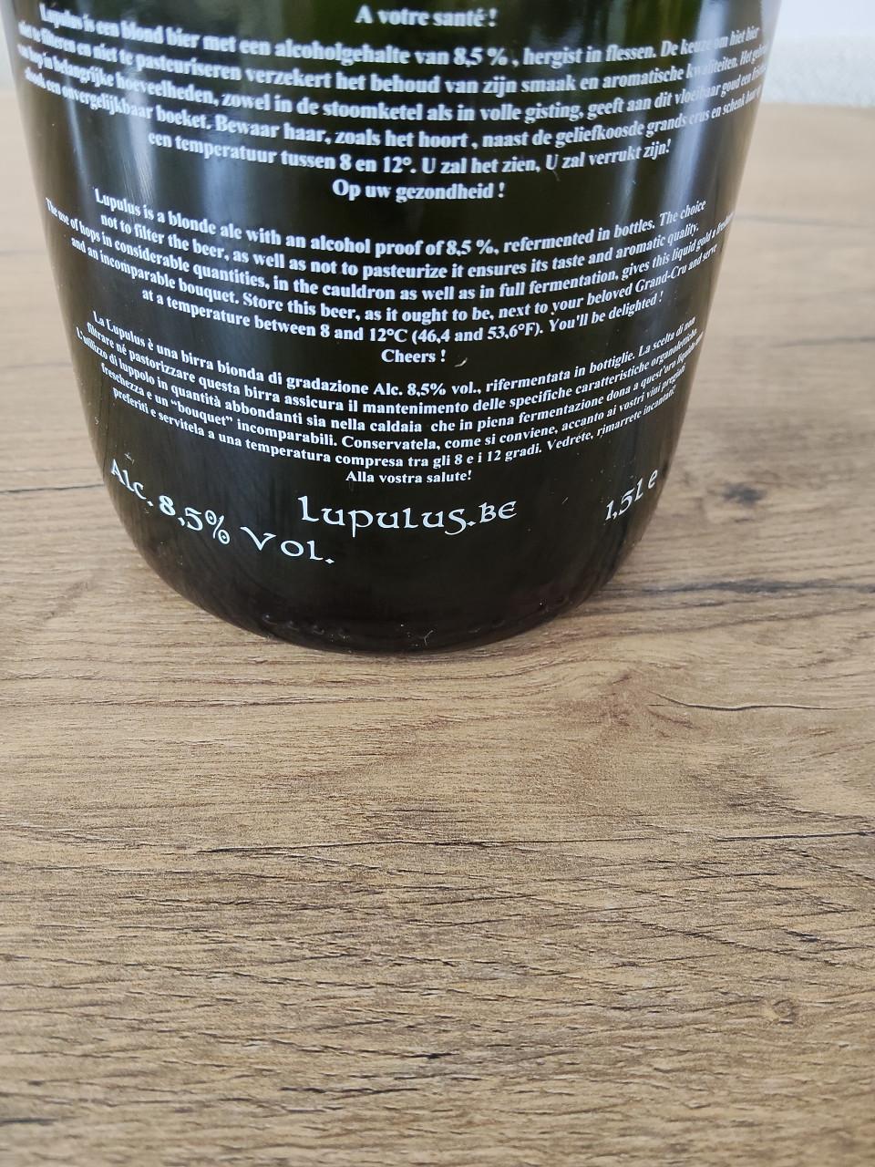 Lupulus Just Fabulous Krush speciaalbier Magnum fles 1,5liter