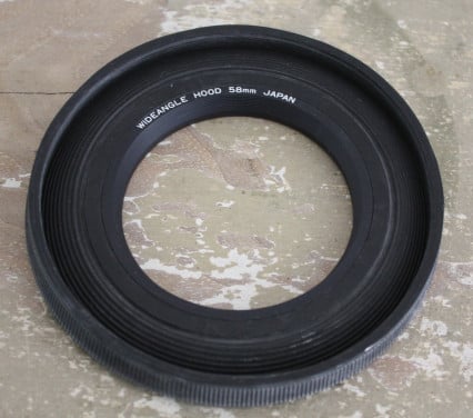 Canon wideangle hood 58mm Japan