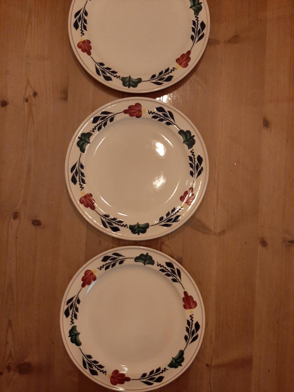 BOERENBONT BOCH - 3 PANNENKOEK / DINERBORDEN - DIA 27,5 CM