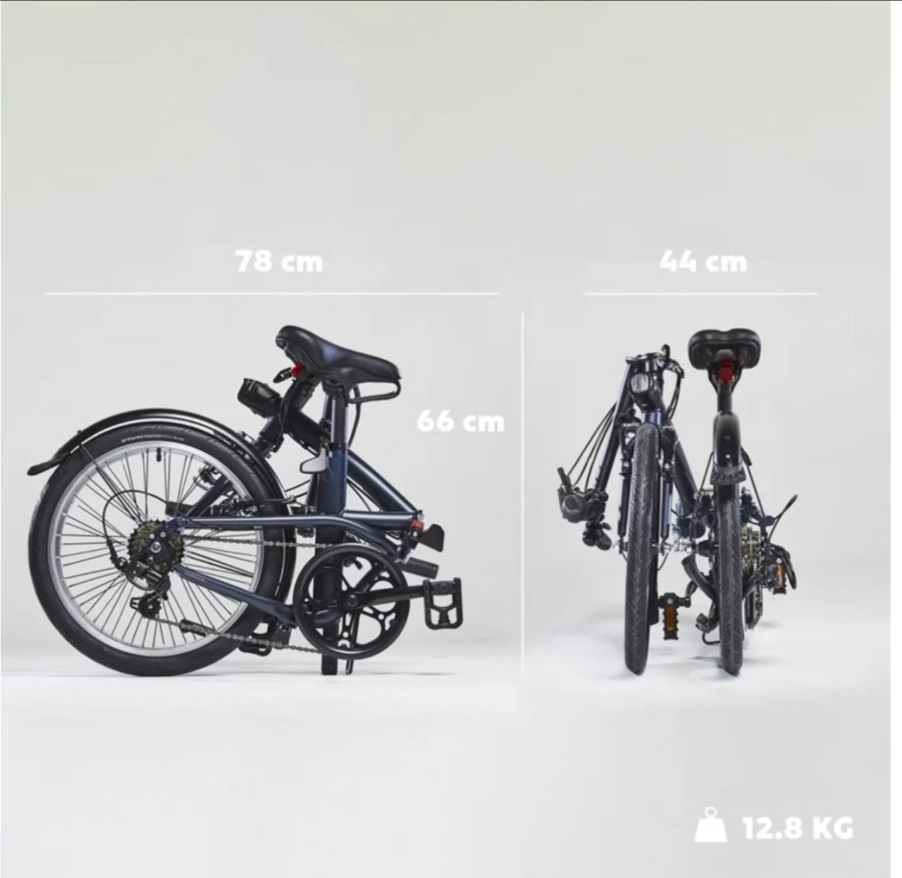 In nieuwe staat 2 vouwfietsen merk B-twin 500