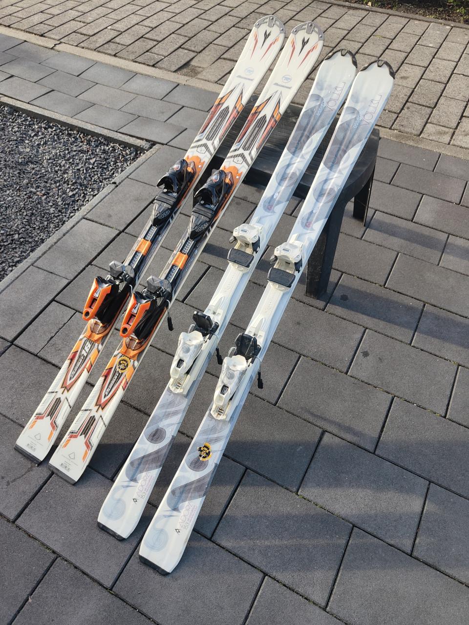 2 paar ski's