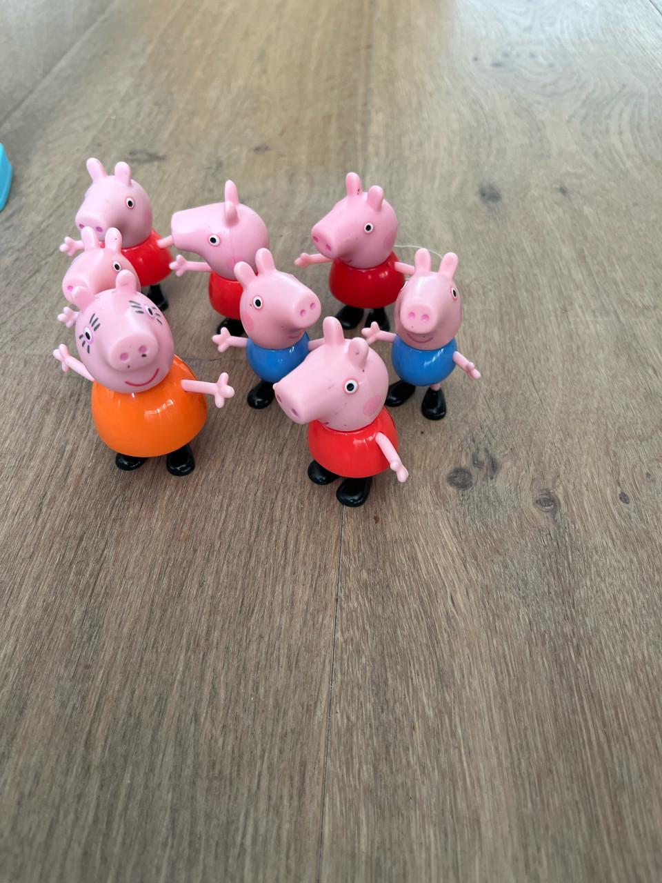 Peppa pig supermarkt + losse poppetjes