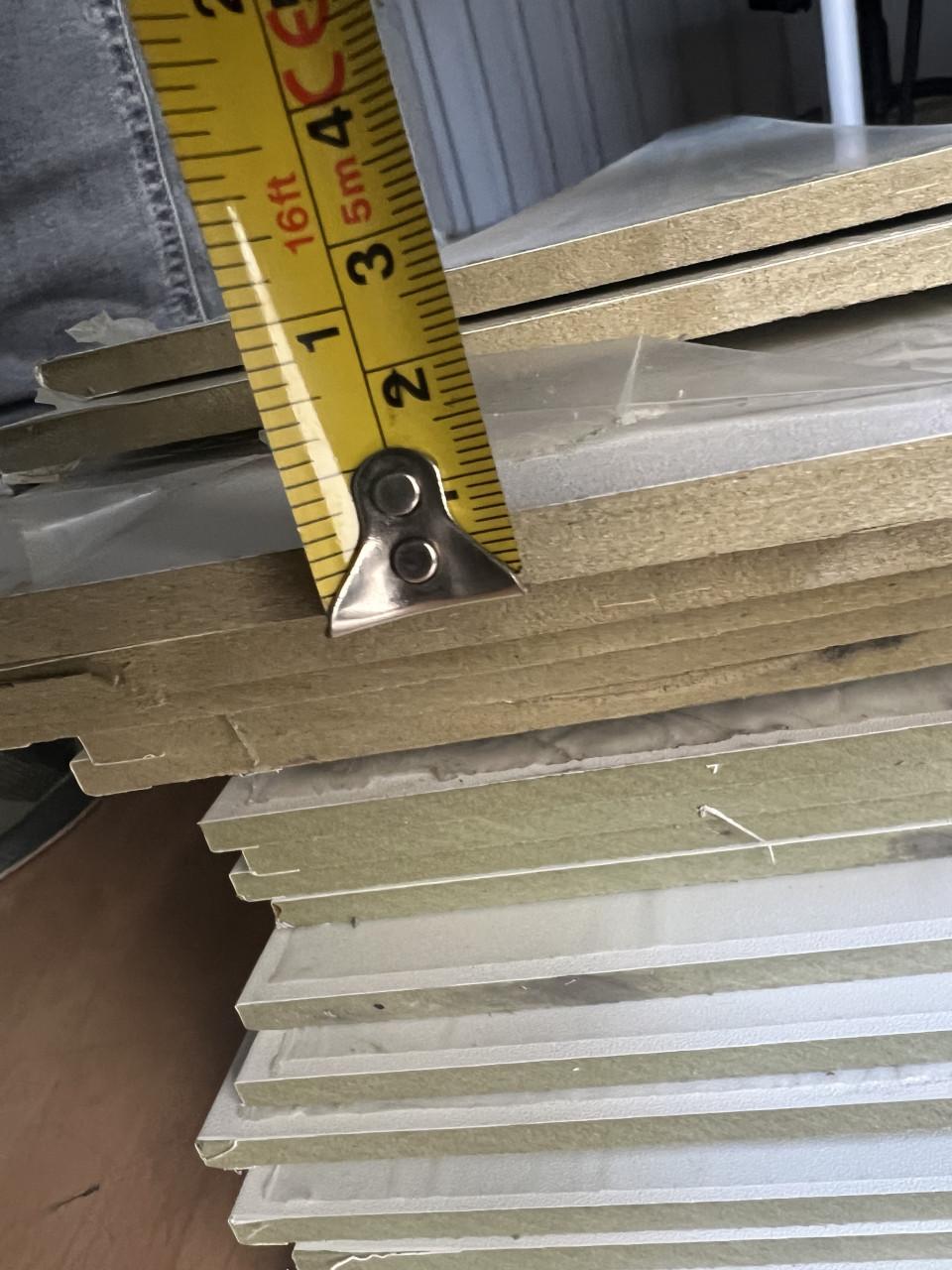 24 x profielen plat en 8x hoek mdf afbouw wit