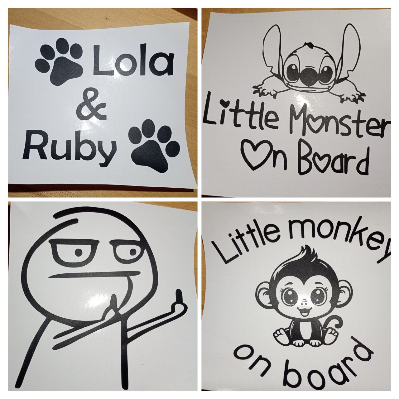 Leuke orginele vinyl stickers