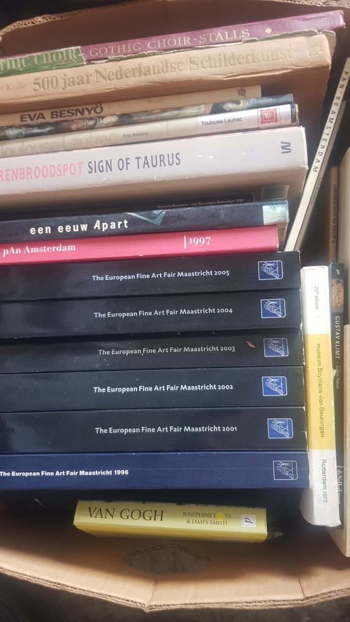 Grote partij kunstboeken