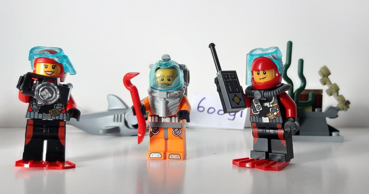 LEGO City 60091: Diepzee Starter Set , 3 figuren + haai