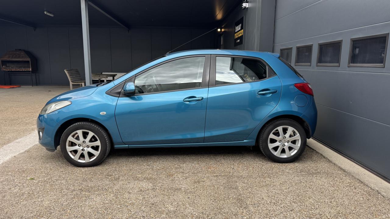 Mazda 2 1.3 GT-L 5DRS 2011 Blauw Airco Apk Nap Stoelverwarming