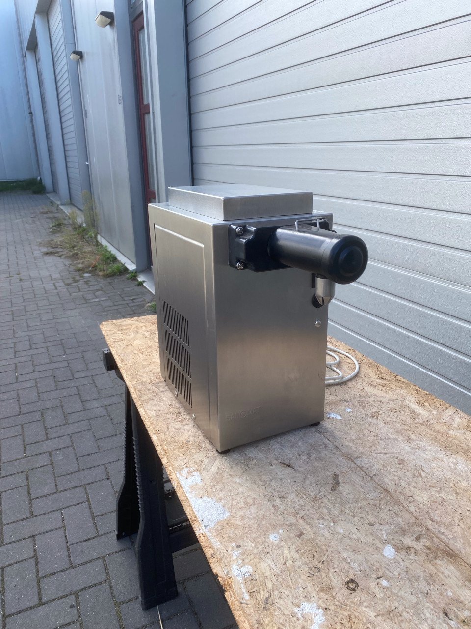 Slagroommachine